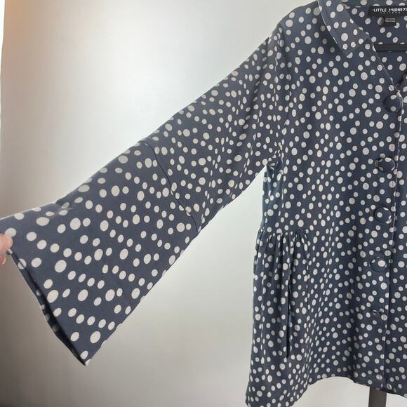 Little Journeys Chicago Polka Dot Sydney Twill Jacket Women Small - Picture 6 of 8